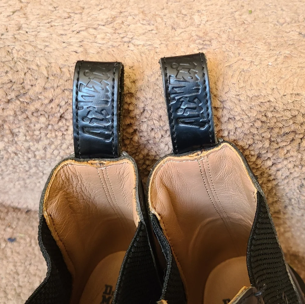 Dr Martens US 7 Women Black Leather Chelsea Boots - Picture 8 of 17